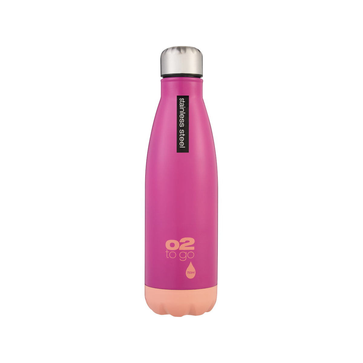 O2 SS750 Stainless Steel Bottle Single Wall - 750ml | Shop Today. Get ...