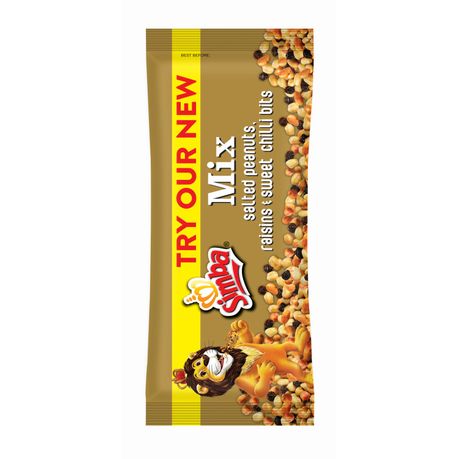 Simba Peanut Mix Salted Peanuts Raisins Sweet Chilli Bits 24x50g Buy Online In South Africa Takealot Com