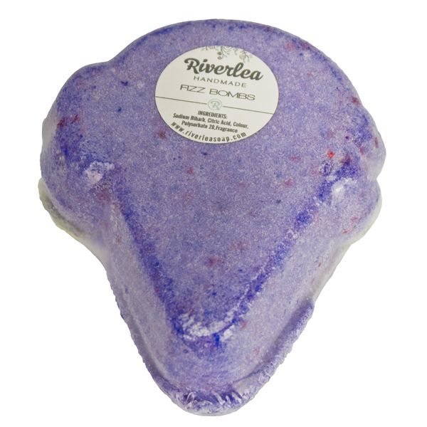 Riverlea - Luxurious Ice-Cream Bath Bomb - Soft Purple - 130g