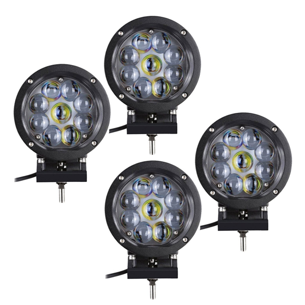 4 pcs 5inch 45W LED Car Light 3800 Lumen for SUV ATV Truck Car