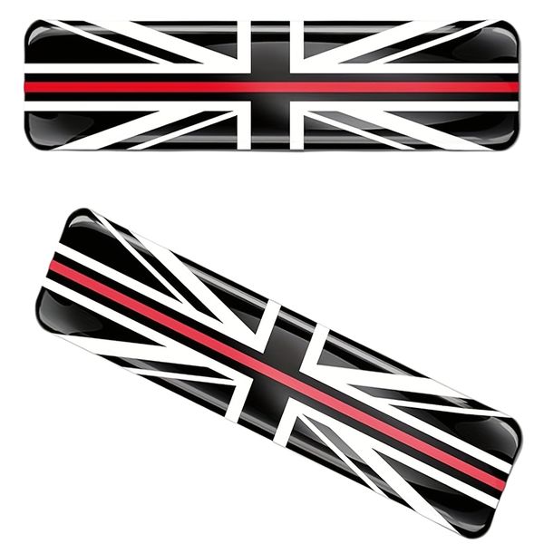 2 Pieces 3D Dome Stickers Decals UK Union