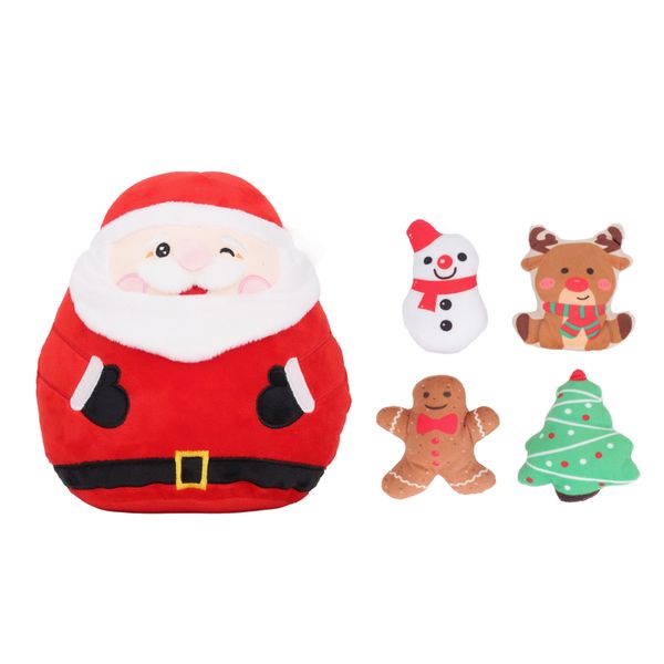 Plush Toys Cute Elk Gingerbread Man Snowman Christmas Tree Father Christmas