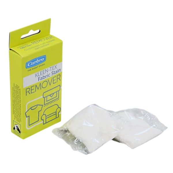 2 x 30g Carbro Sachets Kleen-Tex Fabric Stain Remover Effective Degreaser