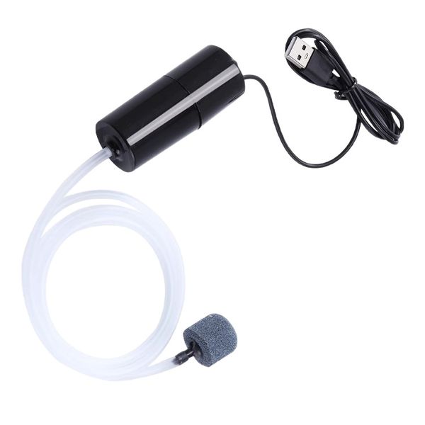 USB Portable Oxygen Pump for Fish Tank, Silent Mini Oxygenator for Aquarium
