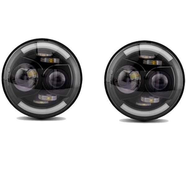 2 piece 7-inch LED motorcycle headlight