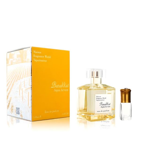Barakkat Aqua Aevum Eau de Parfum - 100ml + Perfume Oil Gift