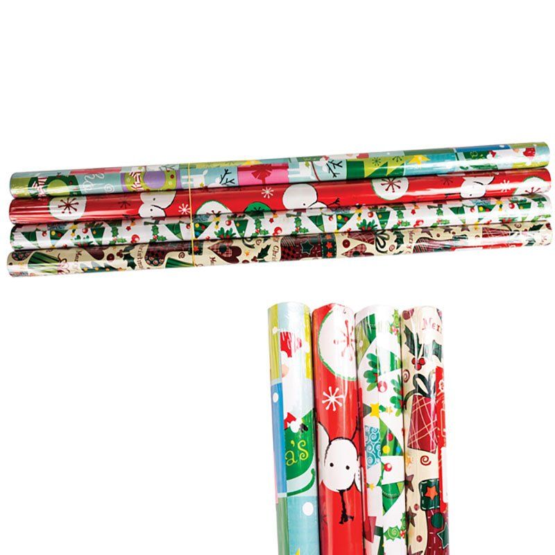 xmas-stationery-gift-wrap-shiny-1m-x-700mm-10-pack-buy-online