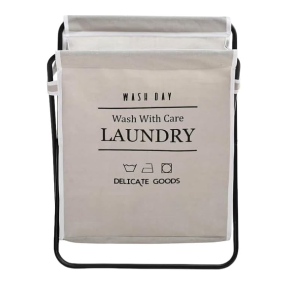 Dansup Collapsible Laundry Basket with Steel Frame -dansup