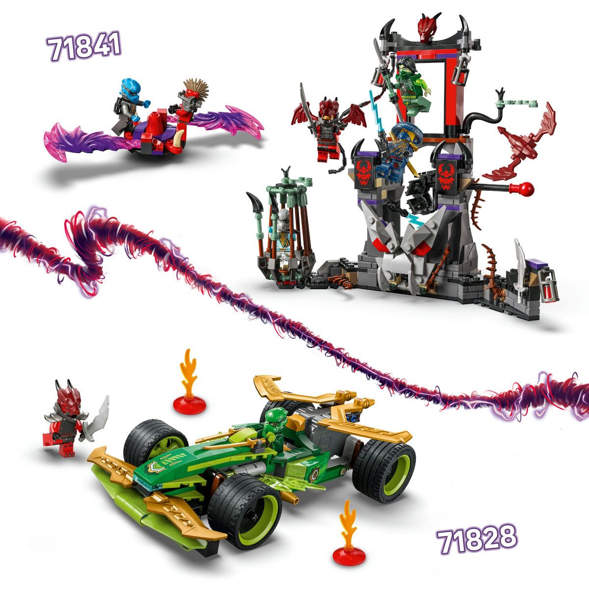LEGO® NINJAGO® Dragon Spinjitzu Battle Pack Action Toy Set 71826