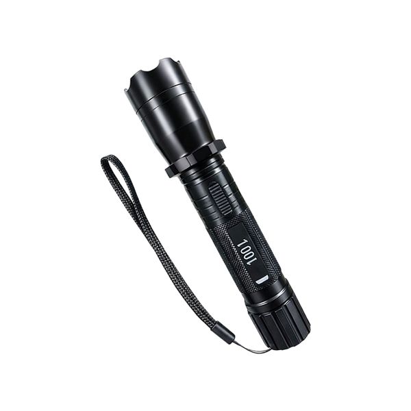 LED Defence Torch - USB-C, Black