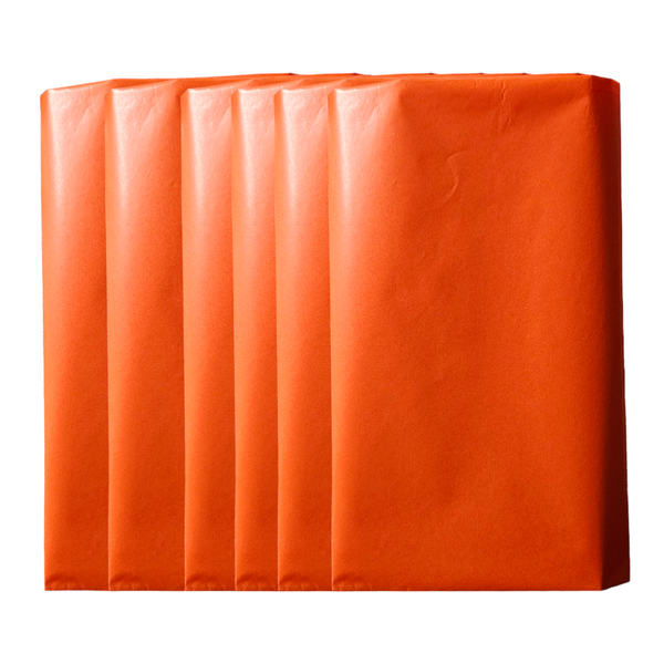 Orange Tissue Paper - 25 sheets per pack