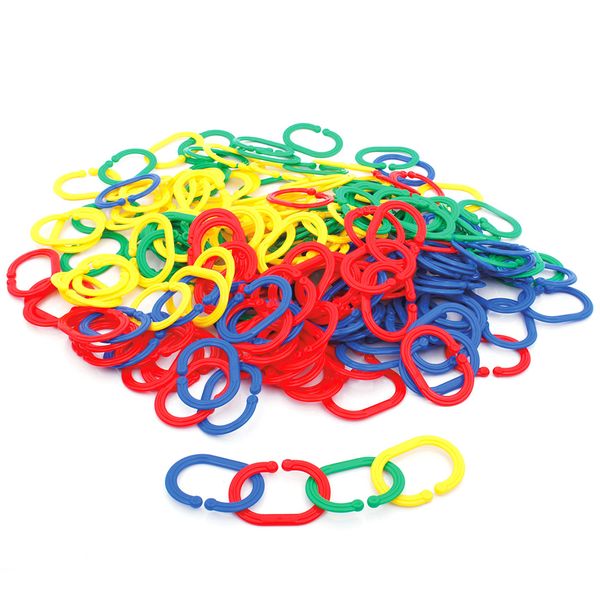 EDX Education Jumbo Multi-Coloured Sorting &amp; Patterning Links: 200 Pieces