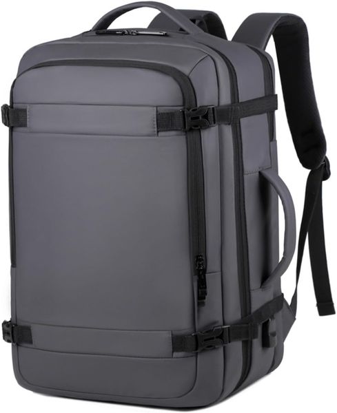 Waterproof with USB Charging Port Expandable Laptop Dark Gray