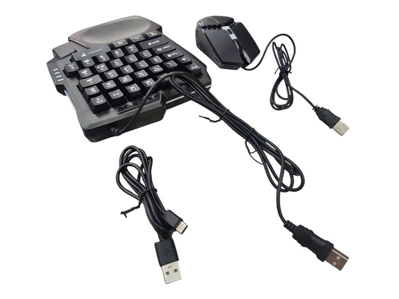 5 In 1 Wired Mobile Gaming Combo Pack For PUBG Call Of Duty Fortnite PT