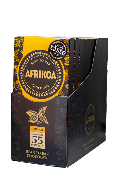 Afrikoa 55% Semi Sweet Chocolate