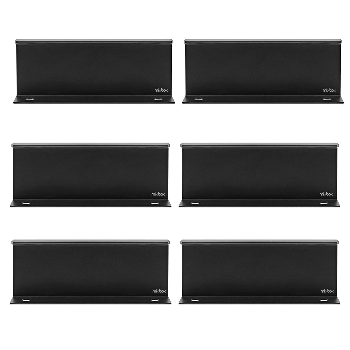Mix Box 6 Pack 80mm Aluminum Finger Edge Cabinet Handles Drawer Pulls