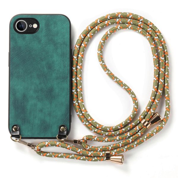 Chain crossbody Solid Color Phone Case Compatible with Redmi Note 14 Pro 5G