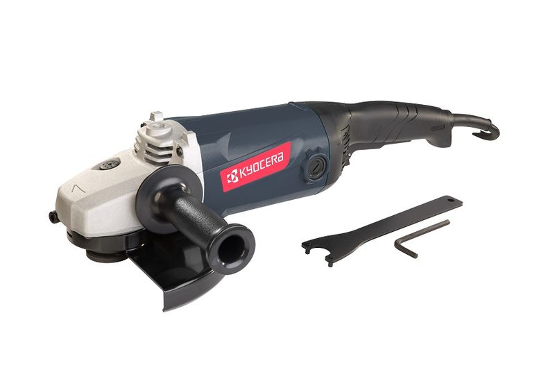 Kyocera Ag-235 Angle Grinder 230mm 2500w with Cut-Off Brushes &amp; Dust Filter