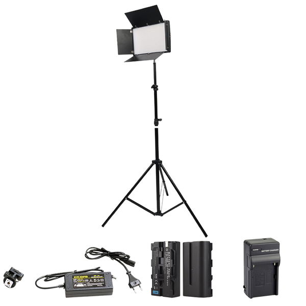 Rechargeable Video Led Light Kit – Pro LED 800 Photography (3200 - 6500K)