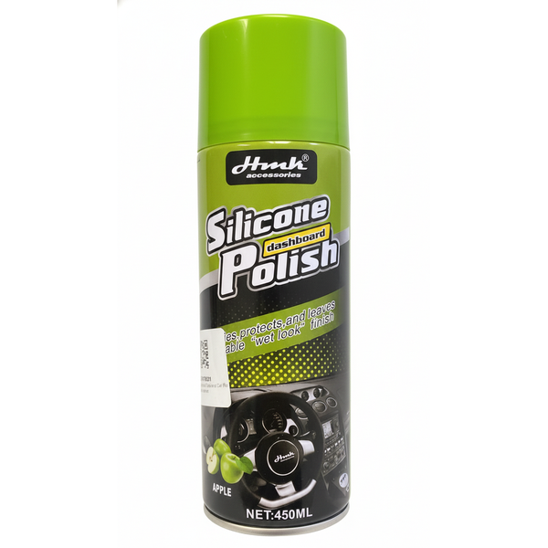 Silicone Dashboard Polish for Car Interior Wet Look Finish Apple Scent