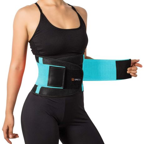 Unicoo Instant Slim Body Shaper & Waist Trainer Belt - Turquoise