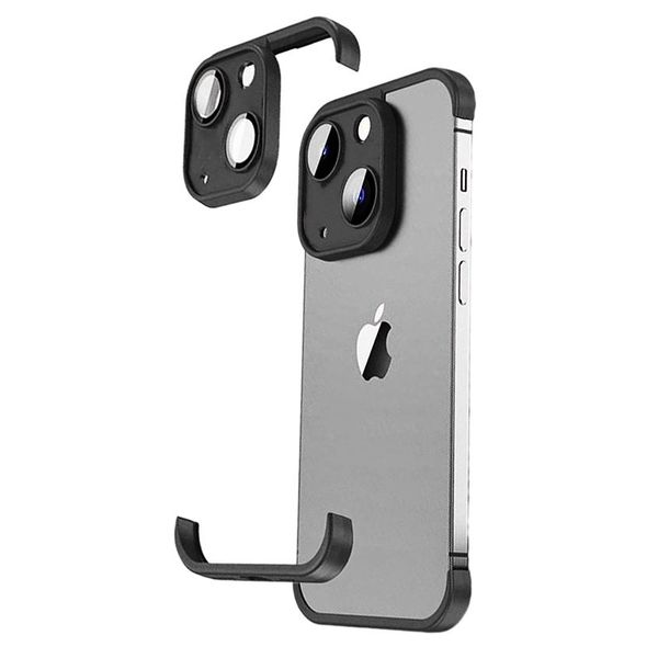 Real Bare Corner Pad TPU Camera Lens Protection for iPhone 14