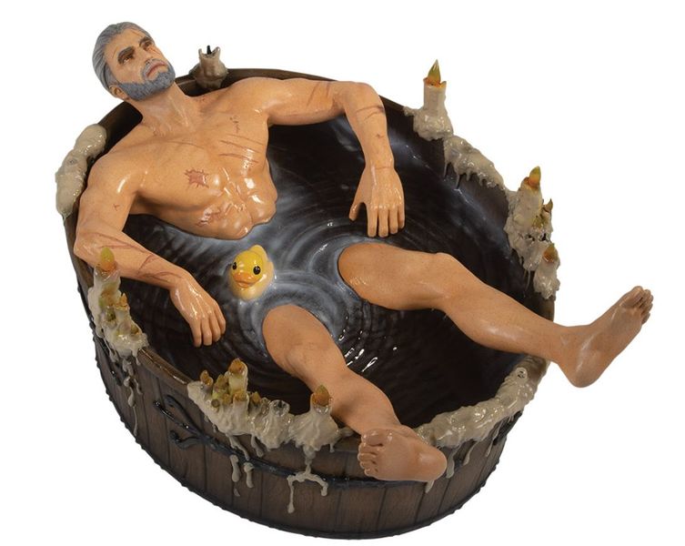 Dark Horse: The Witcher 3 Wild Hunt - Geralt in the Bath Statuette