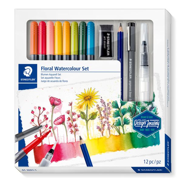 STAEDTLER Floral Watercolour Set