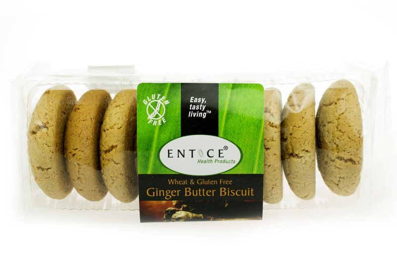 Entice Ginger Biscuits - Gluten-Free Butter Biscuit 200g