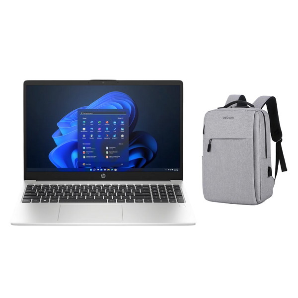 HP 255 G10 Laptop - AMD Ryzen 5 512GB SSD 8GB RAM Win 11 Home + Backpack