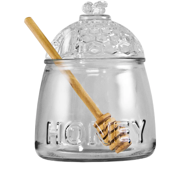 Regent -590ml Glass Honey Dispenser With Lid (Pack Of 6) | Shop Today ...