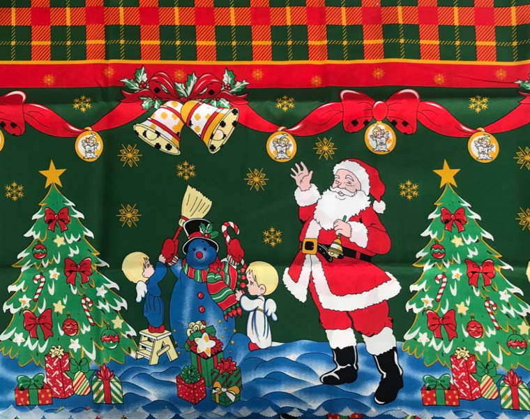 Christmas Themed - Santa Table cloth