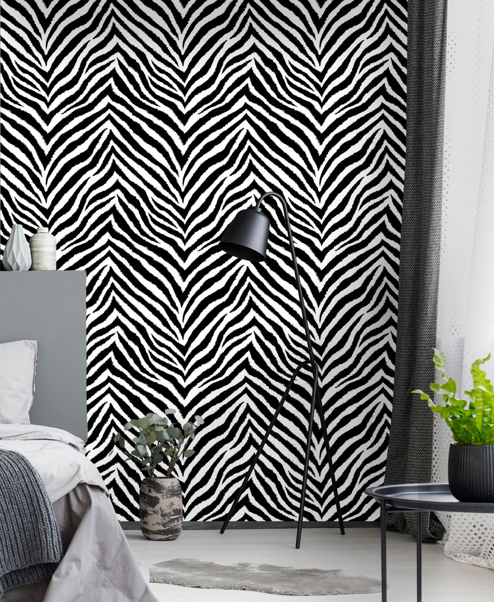 Zebra Stripes Wallpaper Shop Today. Get it Tomorrow!