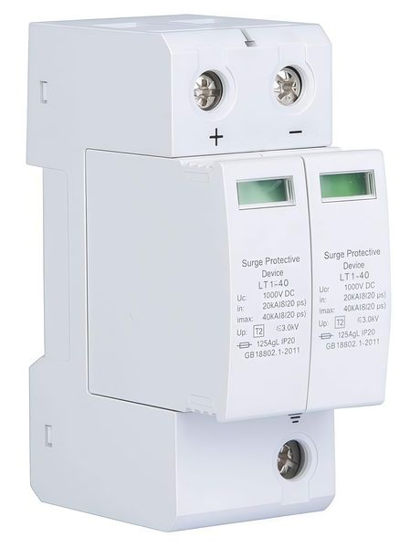 OQIMAX Dc 2p Din Rail Surge Protection Device Spd 40ka 1000v