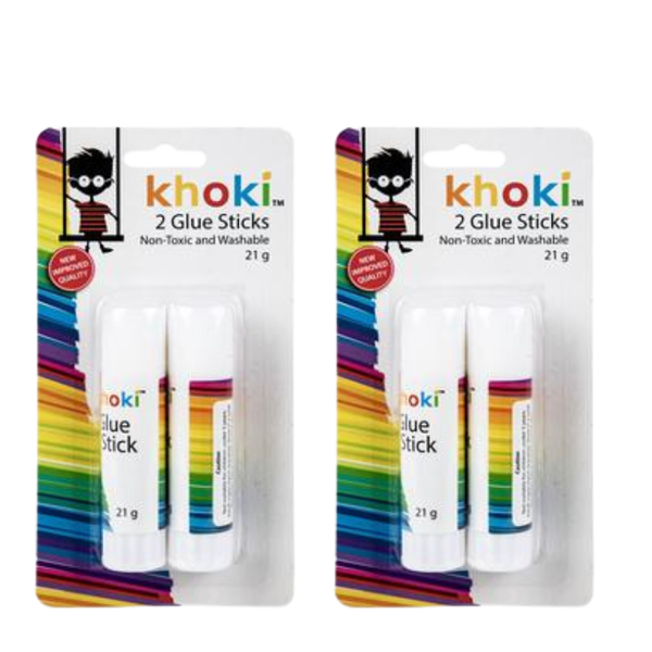 2 Pack-Glue-stick 21g 2pk