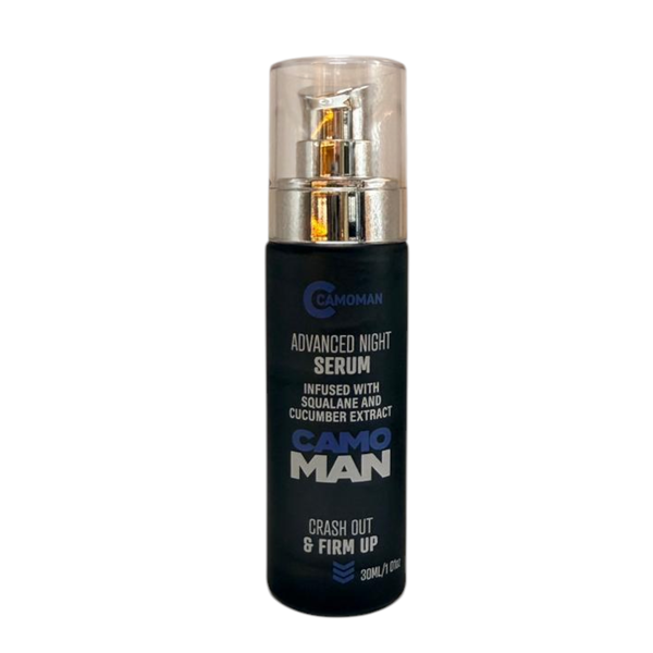 CamoMan Advanced Night Facial Serum with Squalane &amp; Cucumber Extract 30ml