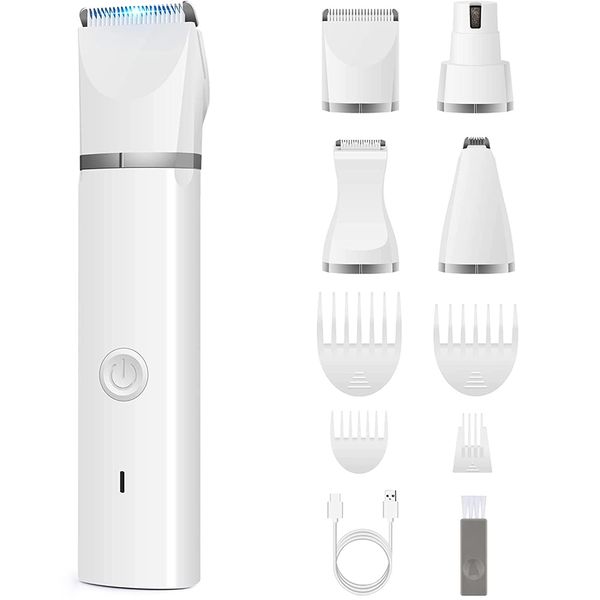 Pet Grooming Tool: Hair Clipper &amp; Nail Grinder for Dogs &amp; Cats