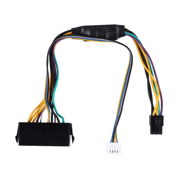 ATX Main 24Pin Female to 6Pin Male 6Pin PCI-E PSU Power Adapter
