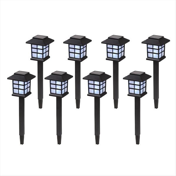 8 Pcs Solar Garden Lights for Yard Garden Lawn Compatible with Universal
