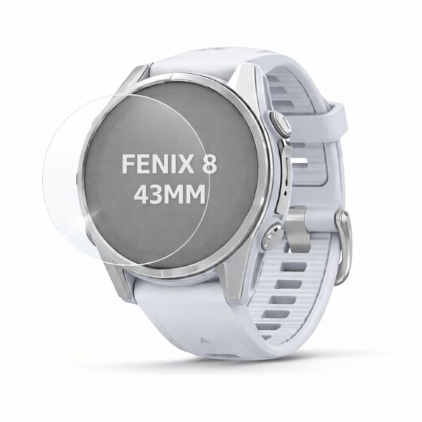 FocusFit Screen Protector compatible with Garmin Fenix 8 43mm