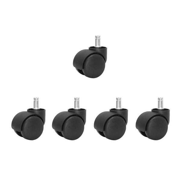 Chi Office Chair Castors - 50mm - Set of 5