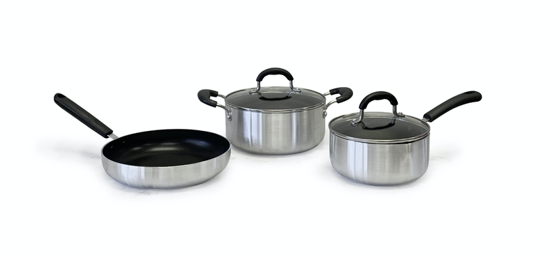 Real Chef Non-Stick 5pcs Casserole and pans Combo Set