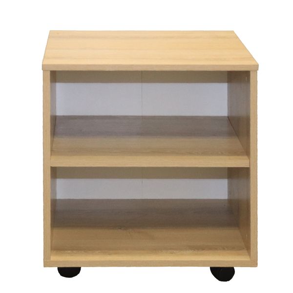 Denver Furniture | Printer Stand with |Storage | Washed Shale