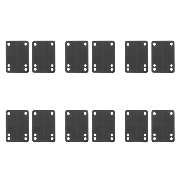 Rubber Skateboard Riser Pad 1/8 3mm Pack of 12