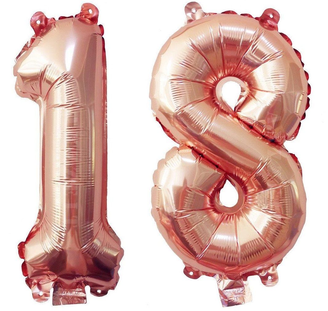 number 18 balloons party city