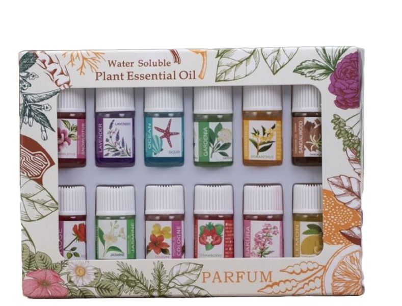 12pcs Water Soluble Aromatherapy Essential Oil Set