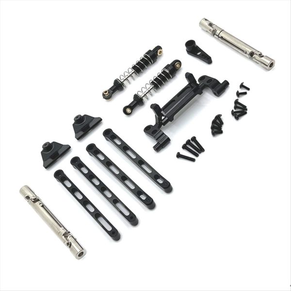Pull Rod Shock Absorber Set for Mnmodel 1/12 Mn82 Lc79 Mn78 Silver