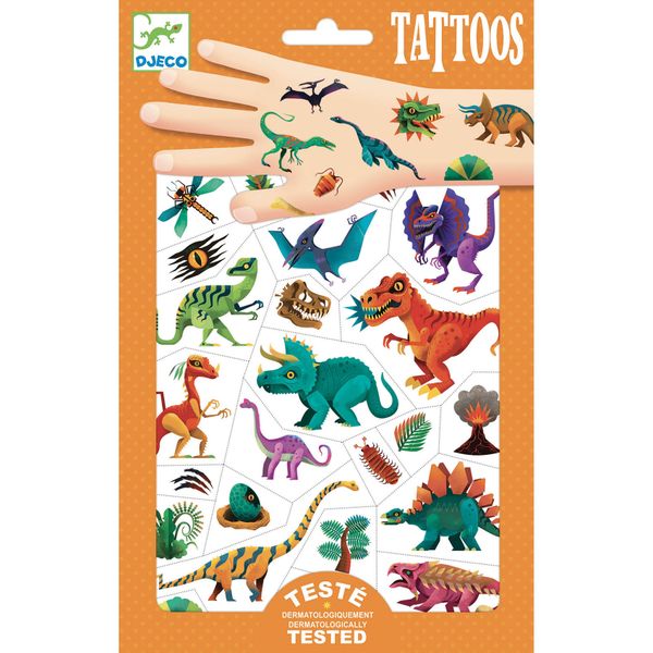 Djeco Tattoos - Dino Club Dinosaur