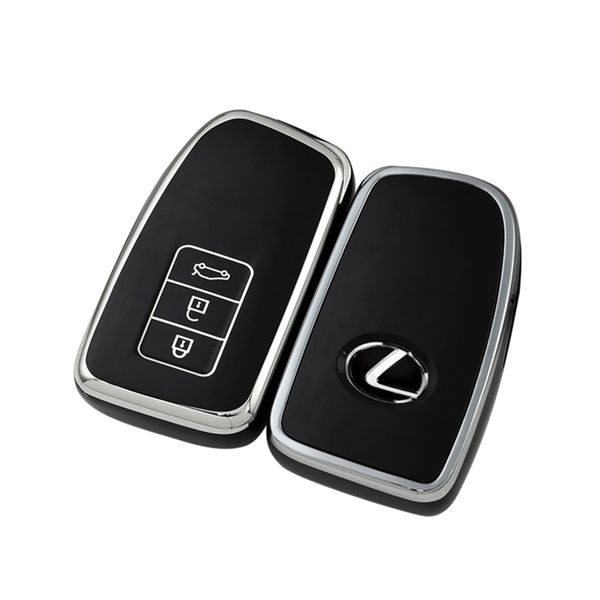 LEXUS Type A Car Key TPU Case &amp; Holder-Black