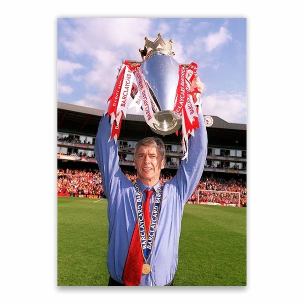 Wenger Lifts Premier League Poster - A1